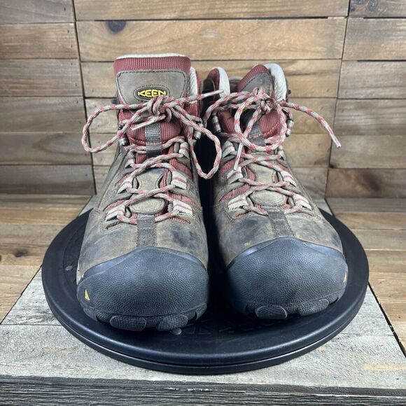 KEEN Utility Womens Sz 9.5 Detroit XT Mid Height Waterproof Work Boots Steel Toe - Picture 2 of 10